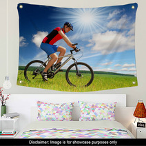 Mountain Biker Wall Art 32315038