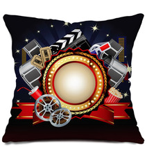 Movie Or Film Theme Composition Pillows 43438520