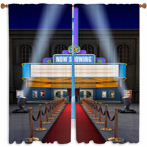 Movie Theatre & Ticket Box Window Curtains 17392552