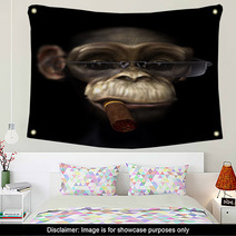 Mr Chimp The Pimp Wall Art 33567309