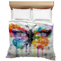 Multicolor Bright Butterfly Abstract Geometric Background Bedding 63233751