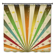 Multicolor Sunbeans Grunge Background Bath Decor 27244682