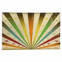 Multicolor Sunbeans Grunge Background Rugs 27244682
