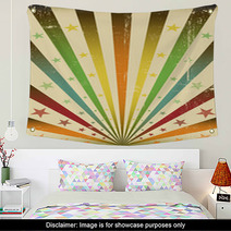 Multicolor Sunbeans Grunge Background Wall Art 27244682