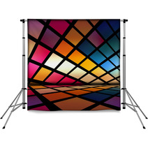 Multicolored Futuristic Abstract Interior Backdrops 16194023
