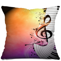Music Background Pillows 66210470