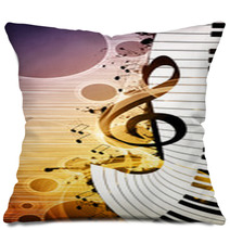 Music Background Pillows 66210555
