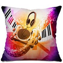 Music Background Pillows 66309243