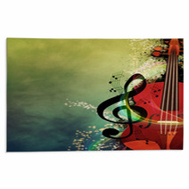 Music Background Rugs 66210587