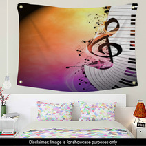 Music Background Wall Art 66210470