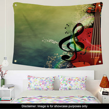 Music Background Wall Art 66210587