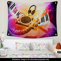 Music Background Wall Art 66309243