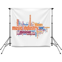 Music Industry - Word Cloud Backdrops 83974318