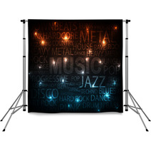 Music Style Backdrops 42345010