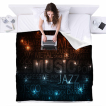 Music Style Blankets 42345010