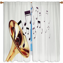 Musical Concept Window Curtains 54727768