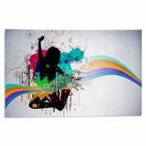 Musical Dance Party Background. Flyer Or Banner. Rugs 50737709