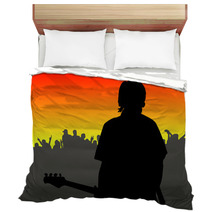 Musician Appears On Stage Bedding 20807212