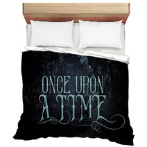 Mysterious Fairy Tale Background Of Dark And Haunted Forest With Text Bedding 221882083