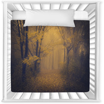 Mysterious Foggy Forest With A Fairytale Look Nursery Decor 63658697