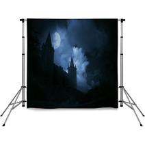 Mysterious Medieval Castle Backdrops 60943216