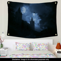 Mysterious Medieval Castle Wall Art 60943216