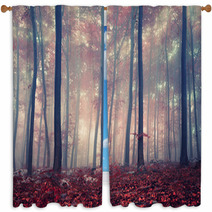 Mystic Forest Window Curtains 56902756