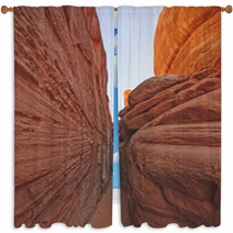 Narrow Canyon In The Shade Window Curtains 58313360