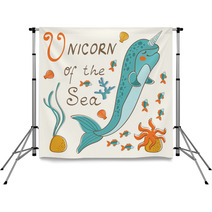 Narwhal The Unicorn Of The Sea Backdrops 92172991