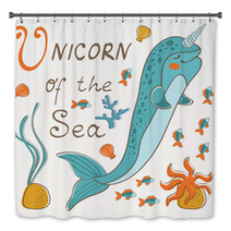 Narwhal The Unicorn Of The Sea Bath Decor 92172991