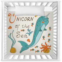 Narwhal The Unicorn Of The Sea Nursery Decor 92172991