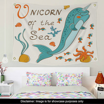 Narwhal The Unicorn Of The Sea Wall Art 92172991