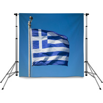 National Flag Of Greece Backdrops 67248134
