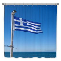 National Flag Of Greece Bath Decor 67248735