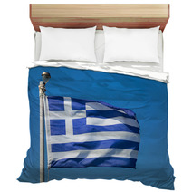 National Flag Of Greece Bedding 67248134
