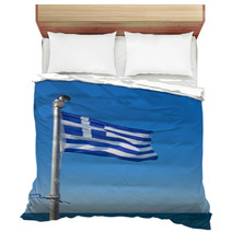 National Flag Of Greece Bedding 67248735
