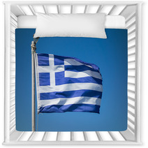 National Flag Of Greece Nursery Decor 67248134