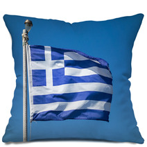 National Flag Of Greece Pillows 67248134