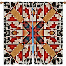 Native American Traditional Pattern Window Curtains 20130895