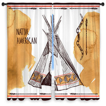 Native American Window Curtains 83729930
