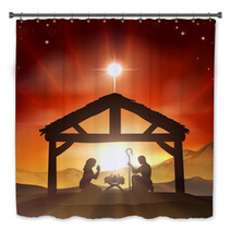 Nativity Christian Christmas Scene Bath Decor 54352064