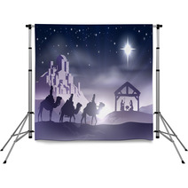 Nativity Christmas Scene Backdrops 57256876