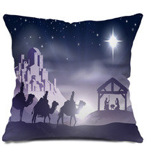 Nativity Christmas Scene Pillows 57256876