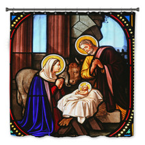 Nativity Scene, Church Of St. Catherine, Bethlehem Bath Decor 18432255