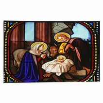 Nativity Scene, Church Of St. Catherine, Bethlehem Rugs 18432255