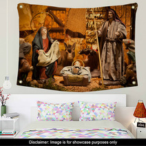 Nativity Scene Wall Art 45613002