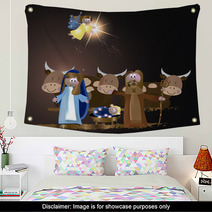 Nativity Scene Wall Art 59487381