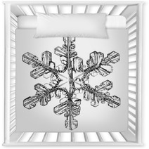 Natural Crystal Snowflake Macro Nursery Decor 59472838