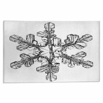 Natural Crystal Snowflake Macro Rugs 59472838