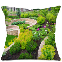 Natural Landscaping In Home Garden Pillows 67080687